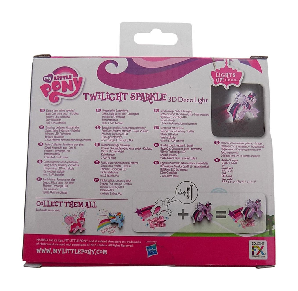 Twilight Sparkle LED Light | 3D Wall Light | Giftwearonline