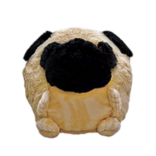 Cozy Time Giant Soft Plush Cuddly  Pug - Handwarmer
