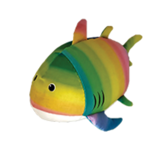 Children’s Rainbow Fish Soft Toys Squishable Squeezable Characters Super Soft Microbeads